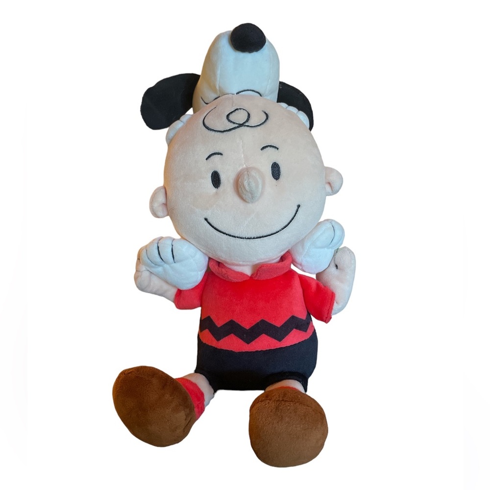 Hallmark Peanuts Charlie Brown and Snoopy 14” Plush